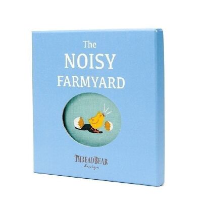 Noisy Farmyard ThreadBear Rag Book avec boîte-cadeau