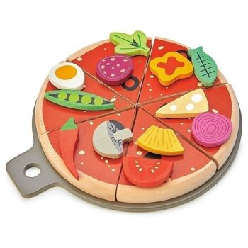 Ensemble de jeu de rôle en bois Pizza Party Tender Leaf 1