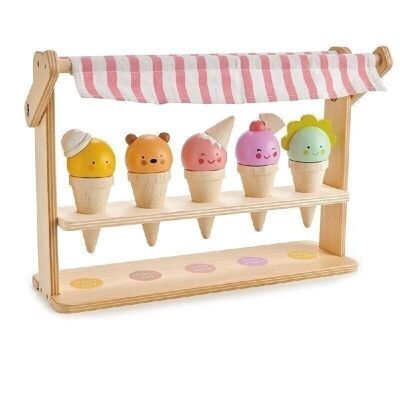 Scoops and Smiles Tender Leaf Wooden Role Play Set 