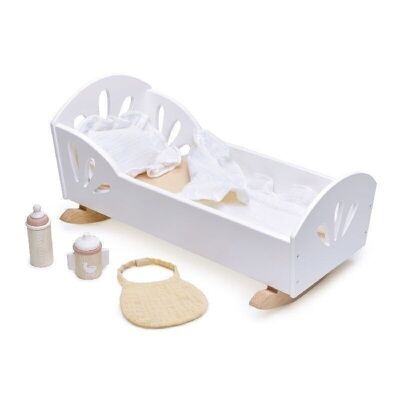 Sweet Swan Dolly Bed Tender Leaf Wooden Role Play Toy