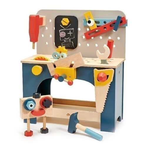 Table Top Tool Bench Tender Leaf Wooden Role Play Toy