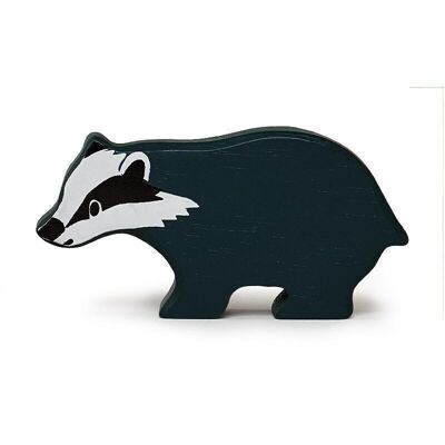 Badger Tender Leaf Wooden Woodland Animal