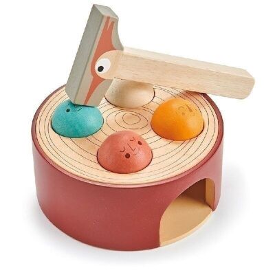 Woodpecker Game Tender Leaf Wooden Toy