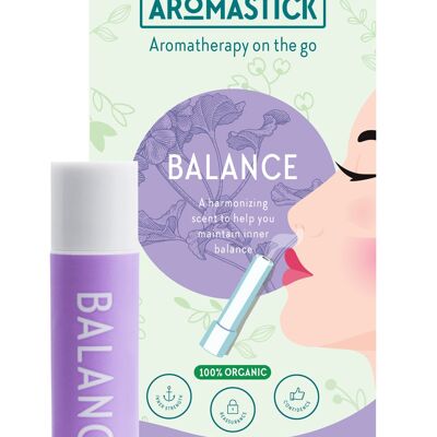 Équilibre naturel de l'inhalateur Aromastick