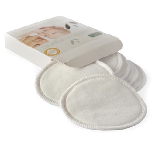 Natures Child Organic Cotton Reusable Breast Pads Pkt 6