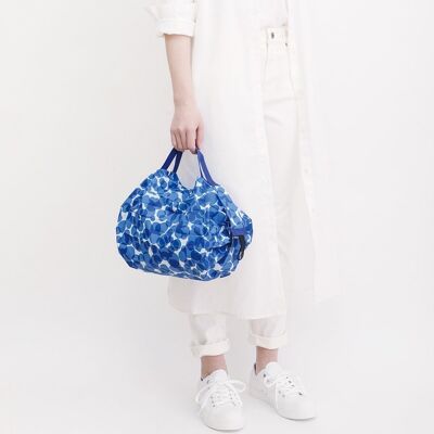 Shupatto compact foldable shopping bag size S - Ocean (Umi)