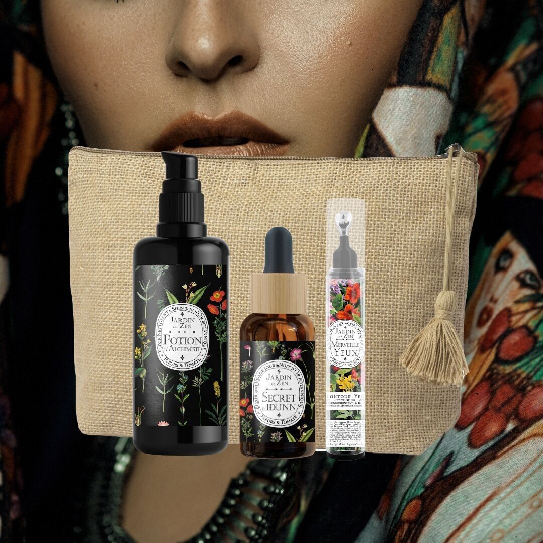 Sortilège Botanique Box: Olio detergente, cura del viso e del contorno occhi