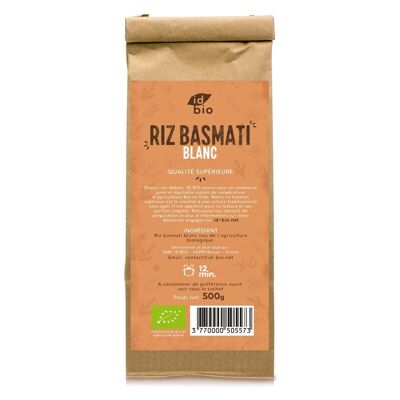 Riso basmati biologico bianco superiore - 5kg
