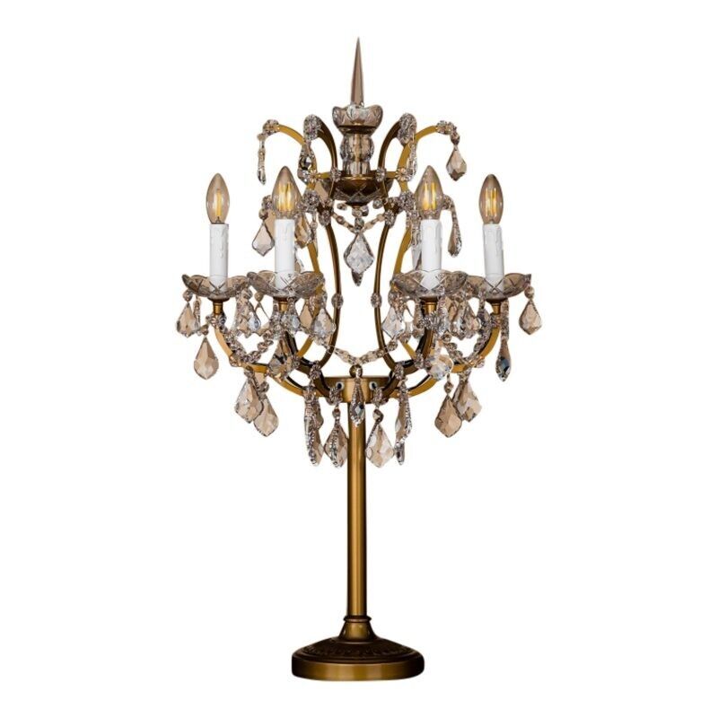 Table Lamp Memphis 85 cm - Gold - Iron &