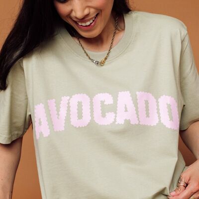 Avocado Luxe Embroidered T-Shirt