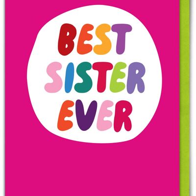 Funny Card - Best Sister Ever