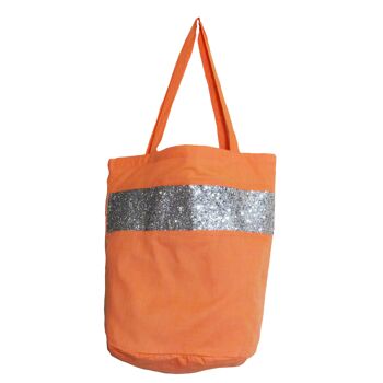 sac shopping paillettes coul. chaudes 3