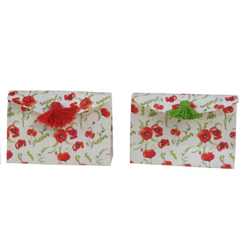 Poppy enveloppes motif coquelicot (x48)