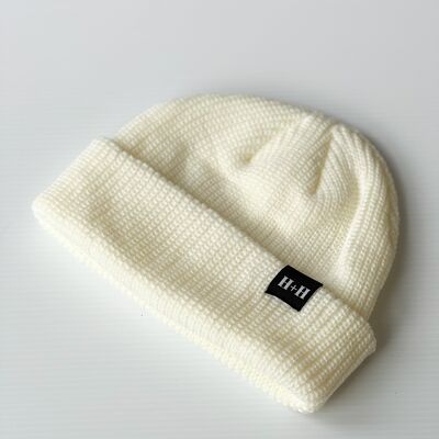 Knitted Beanie Hat Cream