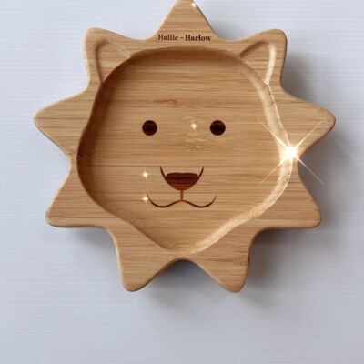 Lion Bamboo Plate