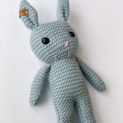Crochet Teddy Bunny - Grey