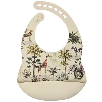 Jungle Silicone Bib