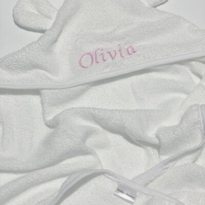 Hooded Towels - white