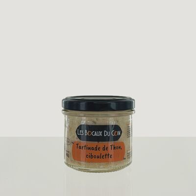 Tuna and chive spread jar - 100% artisanal jar