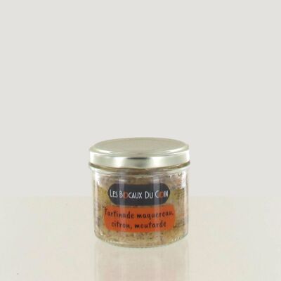 Jar of Mustard and Lemon Mackerel Spread - 100% artisanal jar