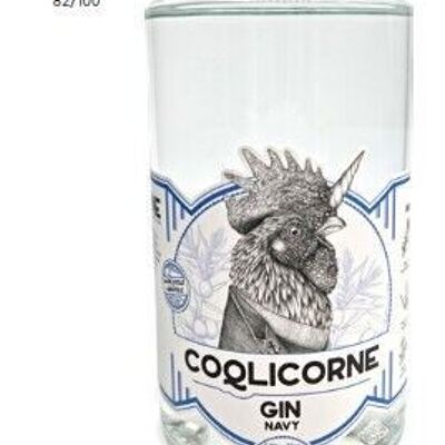 GIN NAVY STRENGTH - 70 cl - 57%.vol - Distillerie Coqlicorne