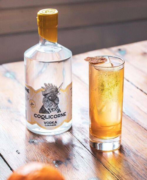 VODKA CORIANDRE - 70 cl - 43%.vol - Distillerie Coqlicorne