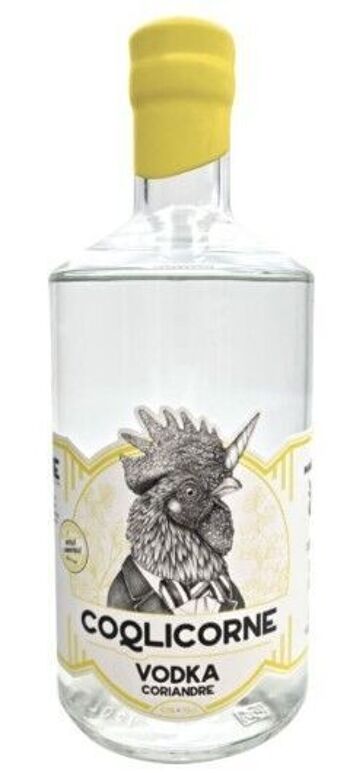 VODKA CORIANDRE - 70 cl - 43%.vol - Distillerie Coqlicorne 4