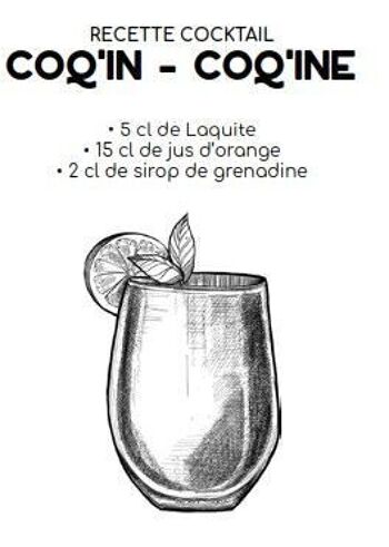 Laquité "Téquila" - 70 cl - 43%.vol - Distillerie Coqlicorne 3