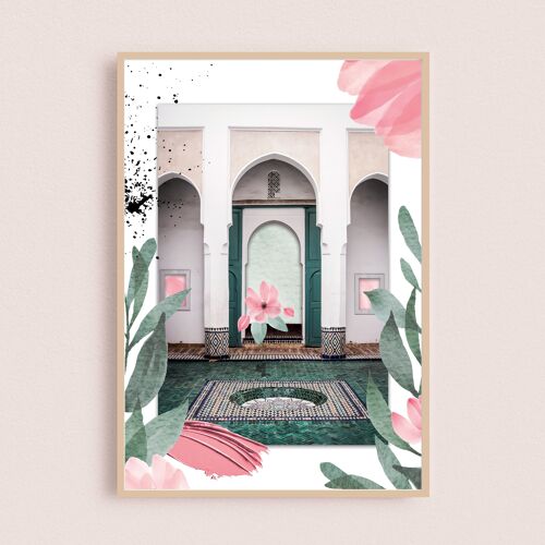 Affiche | Pink & Green