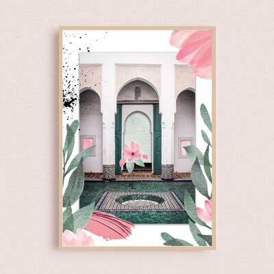 Póster | Rosa y verde