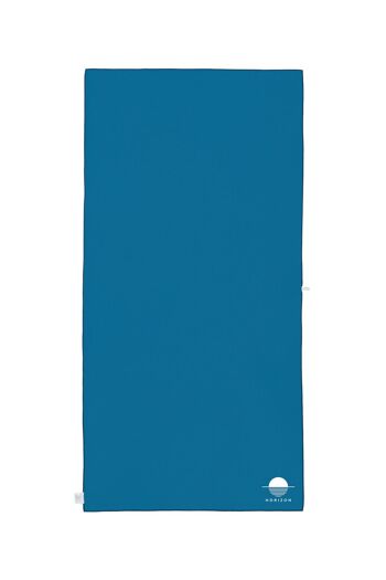 Grande serviette bleue à séchage rapide compacte 100 % recyclée pour le yoga, la natation, le camping, la plage 12