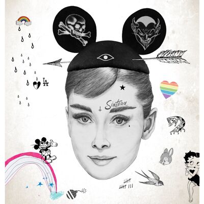 Audrey-Mickey-Collage