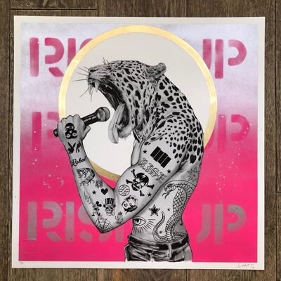 Animal Punk - Rebel Yell - Pink/Silber/Rise Up