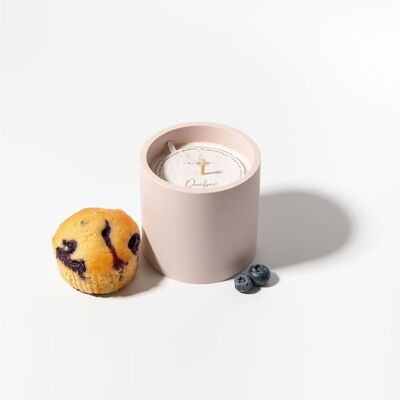 Bougie Québec - Refillable and Scented Candle Blueberry Muffin