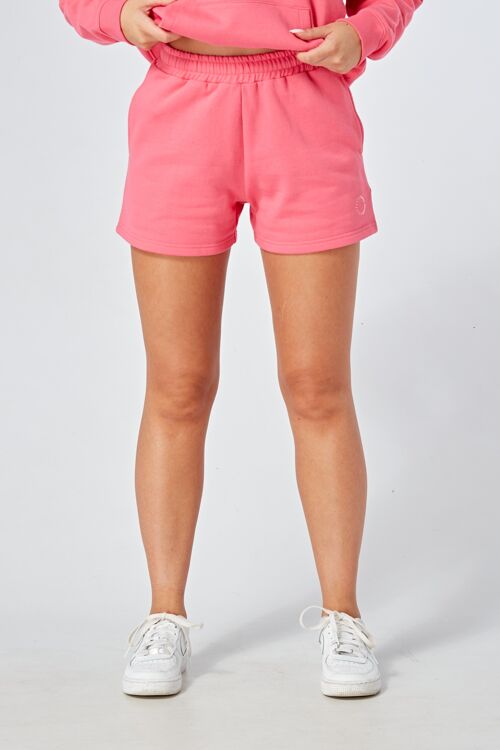 TWILL ACTIVE ESSENTIALS LOUNGE SHORTS - PINK