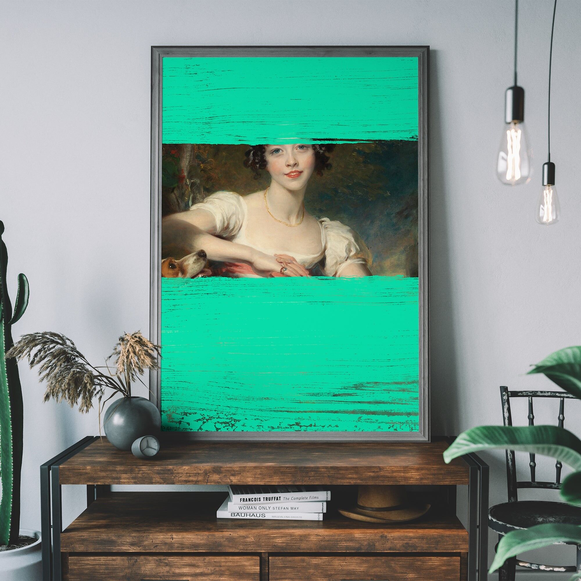 Brushed Out Altered Art Print 2