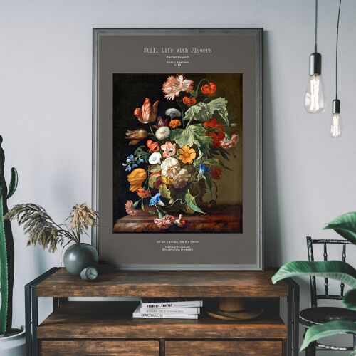 Rachel Ruysch Still Life With Flowers Artist Poster