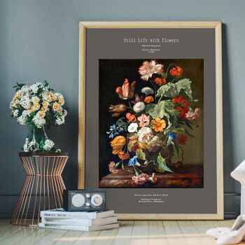 Rachel Ruysch Nature morte aux fleurs Artiste Poster 4