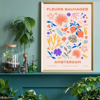 Fleurs Sauvages Imprimé Fleur d'Amsterdam 2