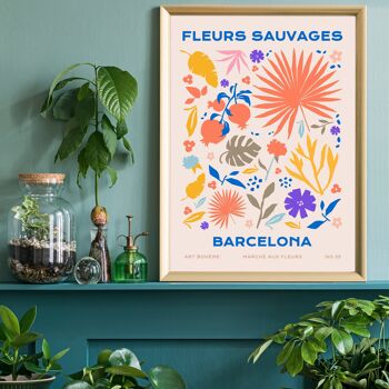 Fleurs Sauvages Imprimé Fleur de Barcelone 2