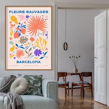 Fleurs Sauvages Imprimé Fleur de Barcelone 3