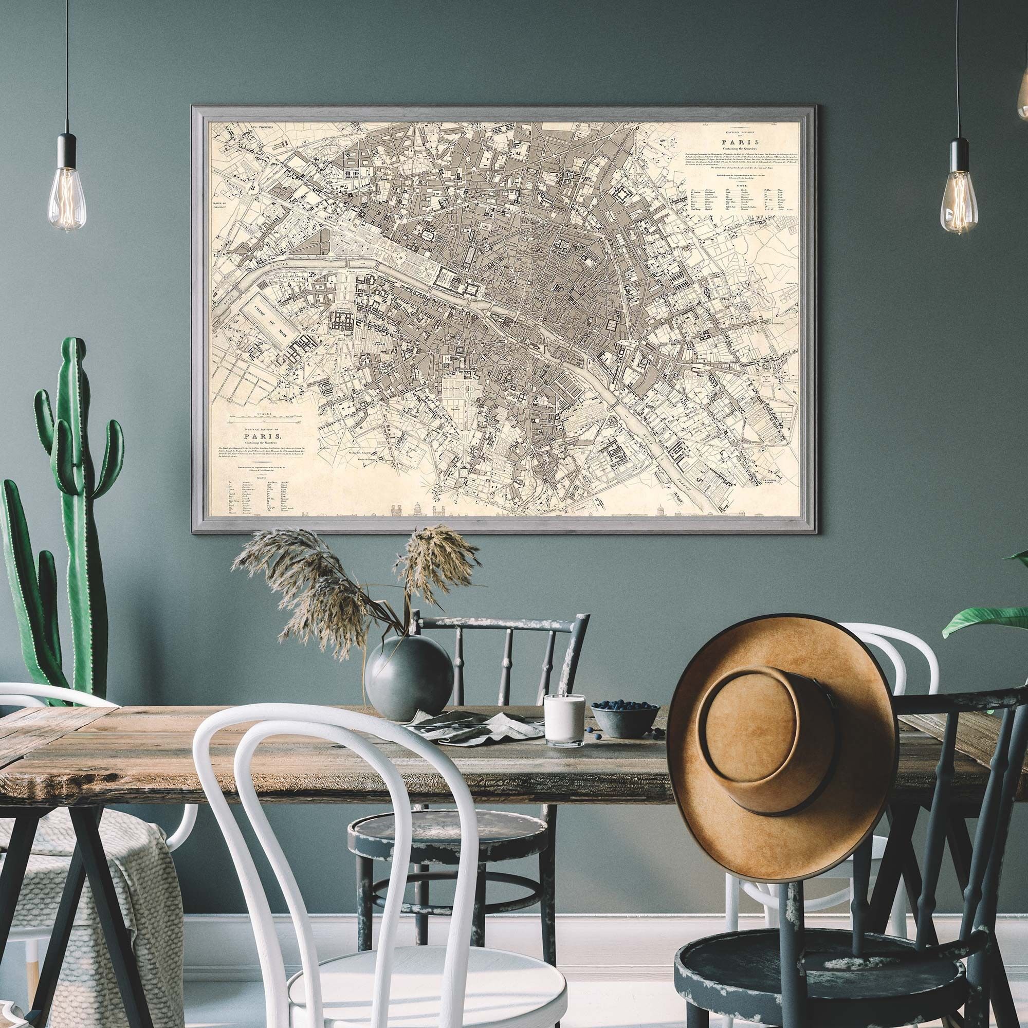 Eastern Division Of Paris 1834 By W B Clarke And James Shury