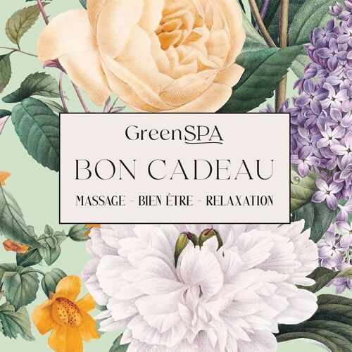 Bon Cadeau Green Spa (Kit de 25)