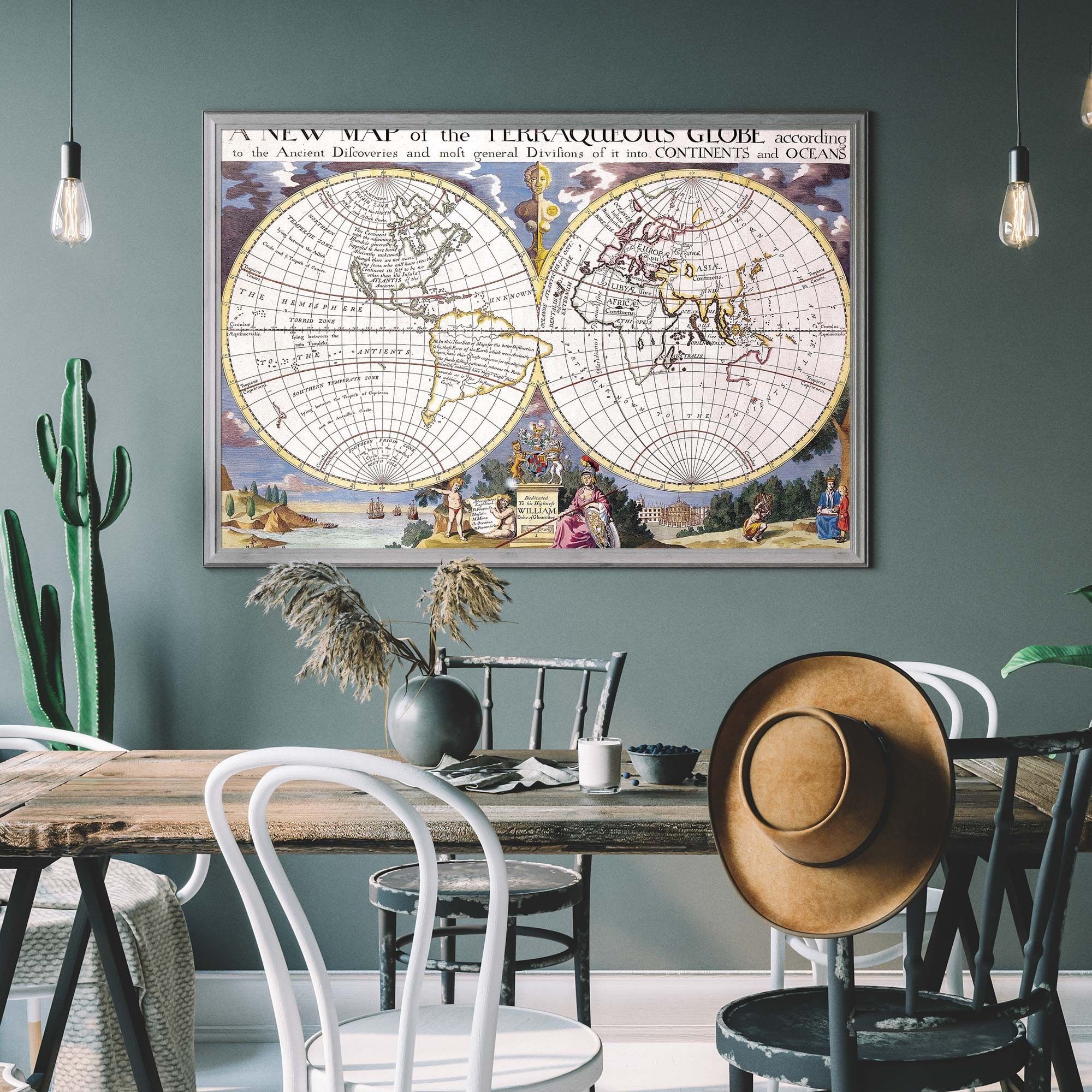 A New Map Of The Terraqueous Globe