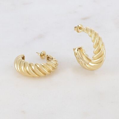 Persia Hoop Earrings - Gold