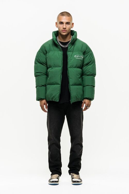 Oval Green Puffer Jacket