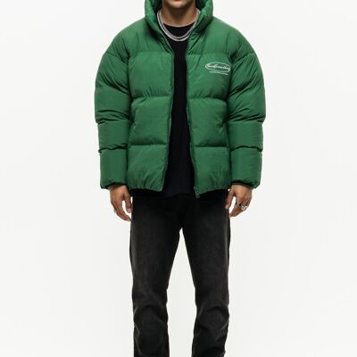 Oval Green Puffer Jacket