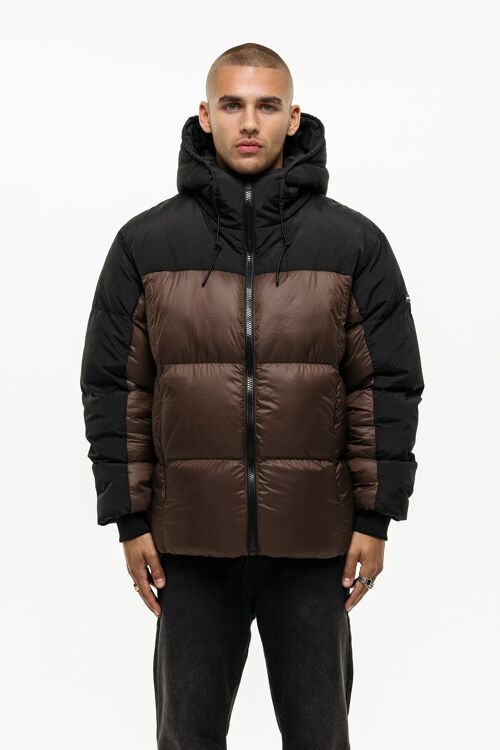 Trek Brown Puffer Coat