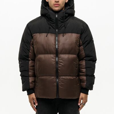 Trek Brown Puffer Coat