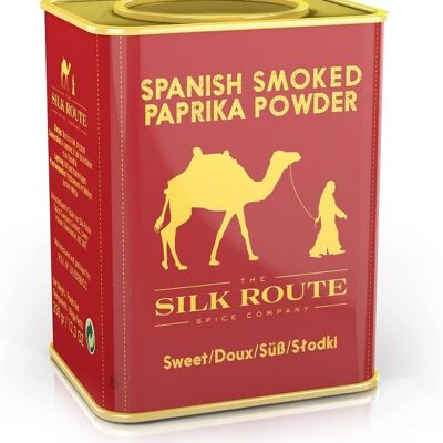 Smoked Spanish Paprika (Sweet) by Silk Route Spice Company - 350g Premium Spanish Paprika